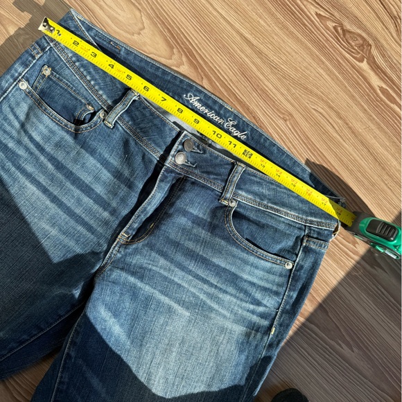 American Eagle Women’s Skinny/Stretch Mis-Rise Crop Pants | Size 12 - Picture 3 of 7